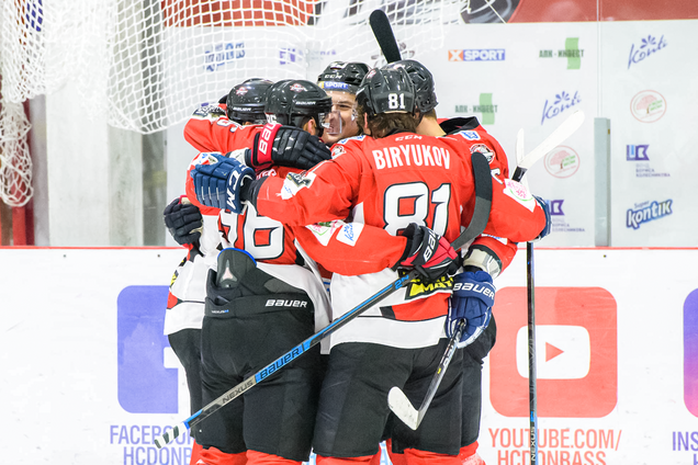 ХК 'Донбасс' досрочно выиграл регулярный чемпионат Украины