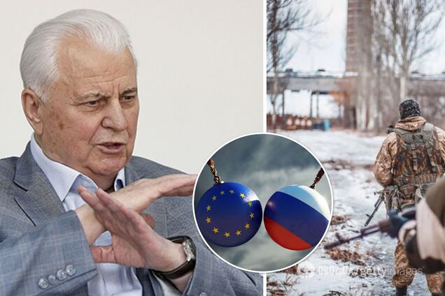 Кравчук призвал ЕС и США усилить санкции против РФ, чтобы прекратить обострение на Донбассе