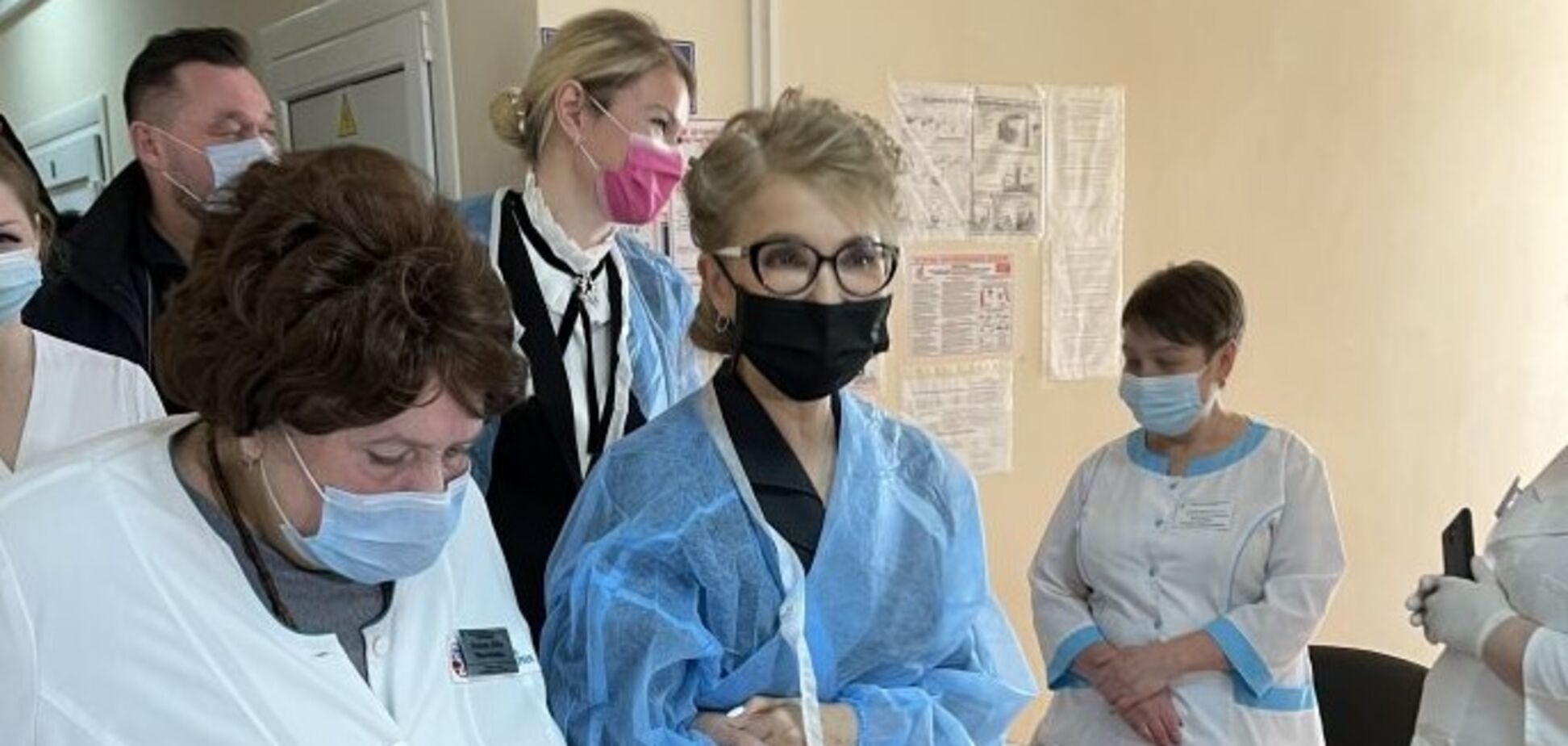 Тимошенко відвідала міську лікарню Василькова