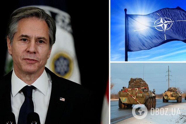 Держсекретар США поїде в Брюссель обговорювати скупчення військ РФ біля України