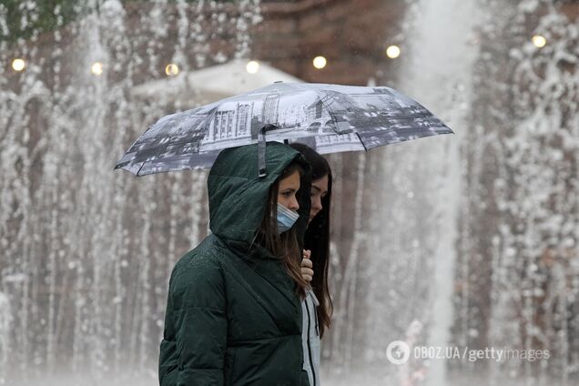 На Киев надвигается опасный циклон: ожидаются сильные ливни и шквалы. Карта