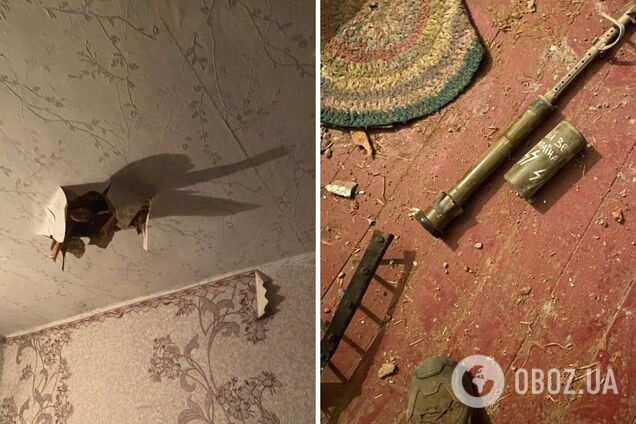 Російські окупанти на Донбасі закидали житловий сектор мінами з нацистською символікою. Фото