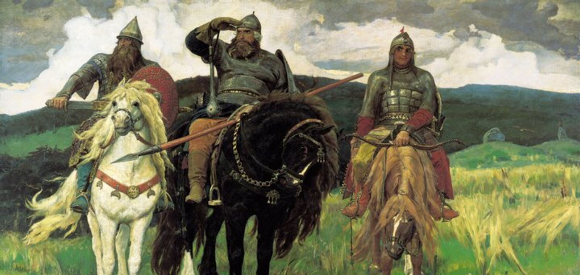 Картина Васнецова 'Три богатыря'