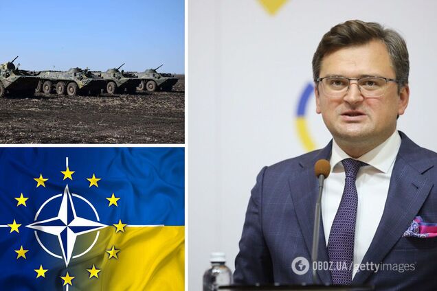 Кулеба: Украина не планирует наступление на Донбасс, а РФ стянула войска по трем направлениям