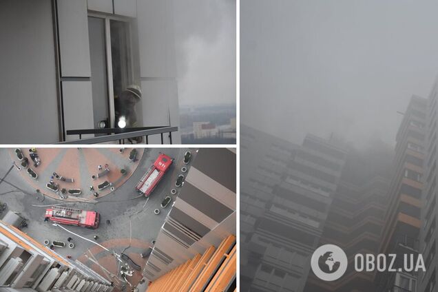 В Одесі загорівся ЖК 'Апельсин'