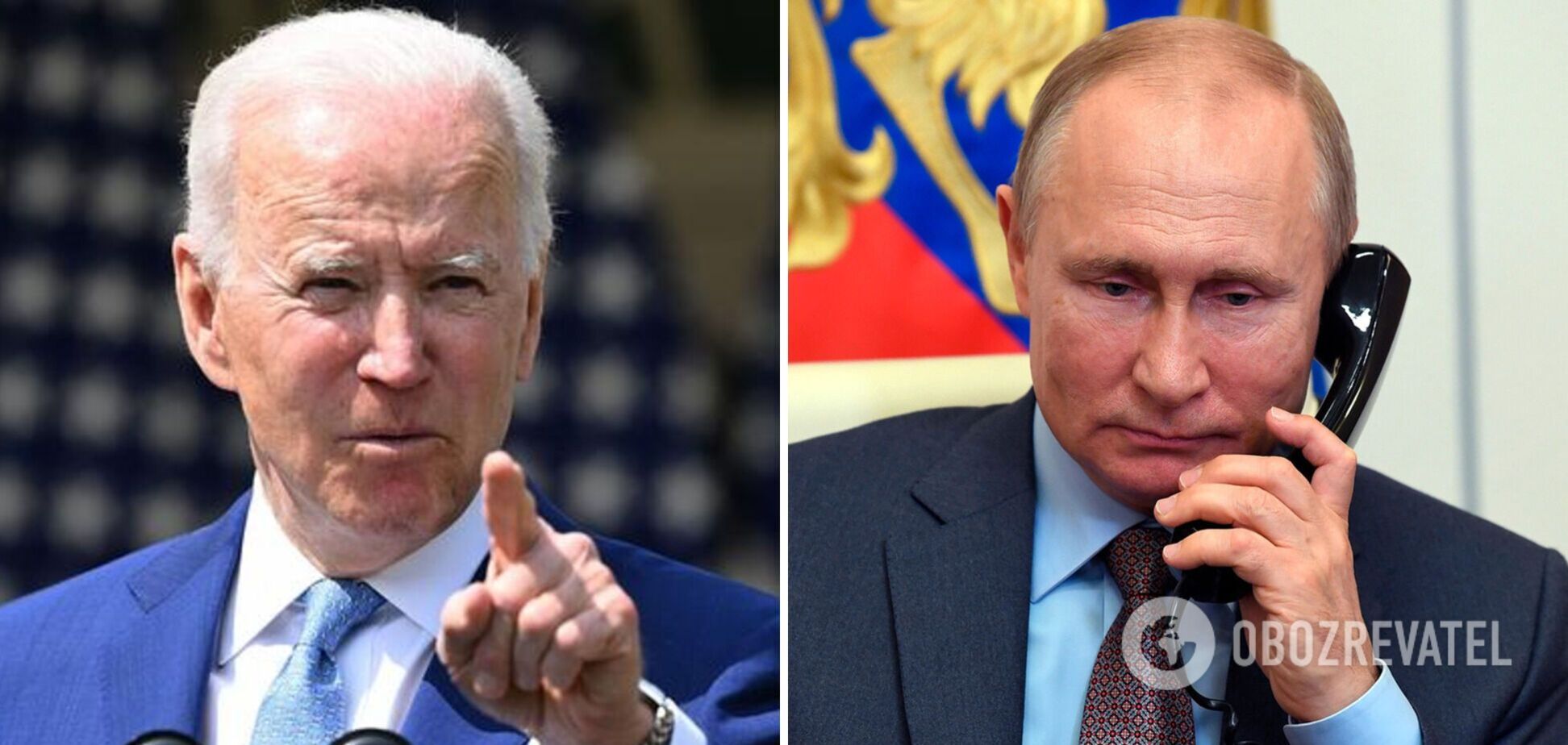 Джо Байден и Владимир Путин