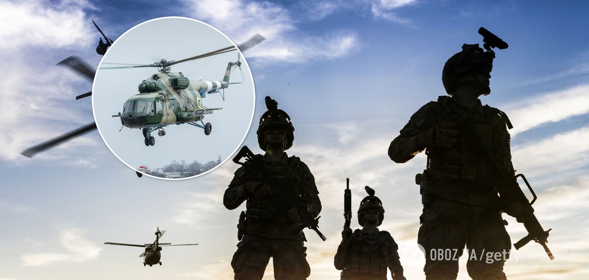 ВСУ передали модернизированный вертолет Ми-8МТ с противоракетной защитой. Фото