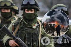 Пожежа в російському військовому таборі біля кордону України