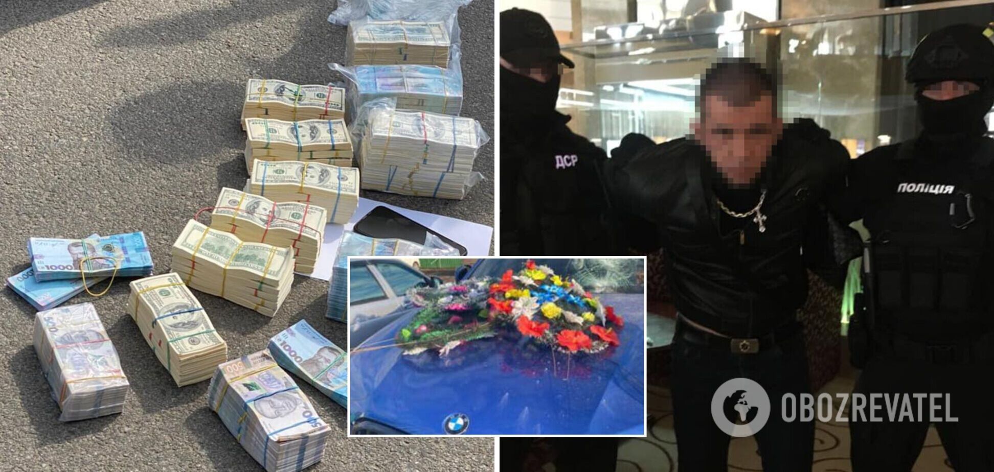 В Харькове банда вымогала $700 тысяч у бизнесмена, запугивая траурными венками