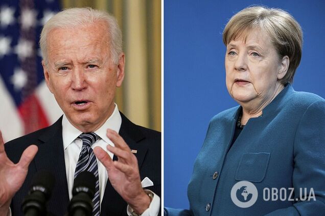 Байден и Меркель объединились в поддержке Украины на фоне военных маневров РФ