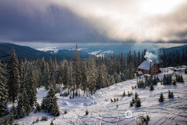 Карпаты замело снегом