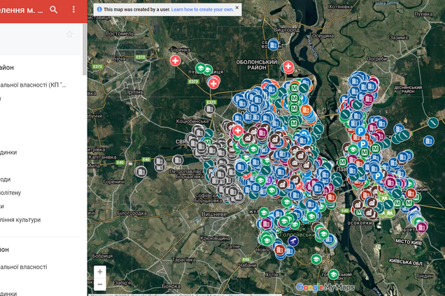 У Києві показали карту підземних укриттів на випадок війни та катастроф