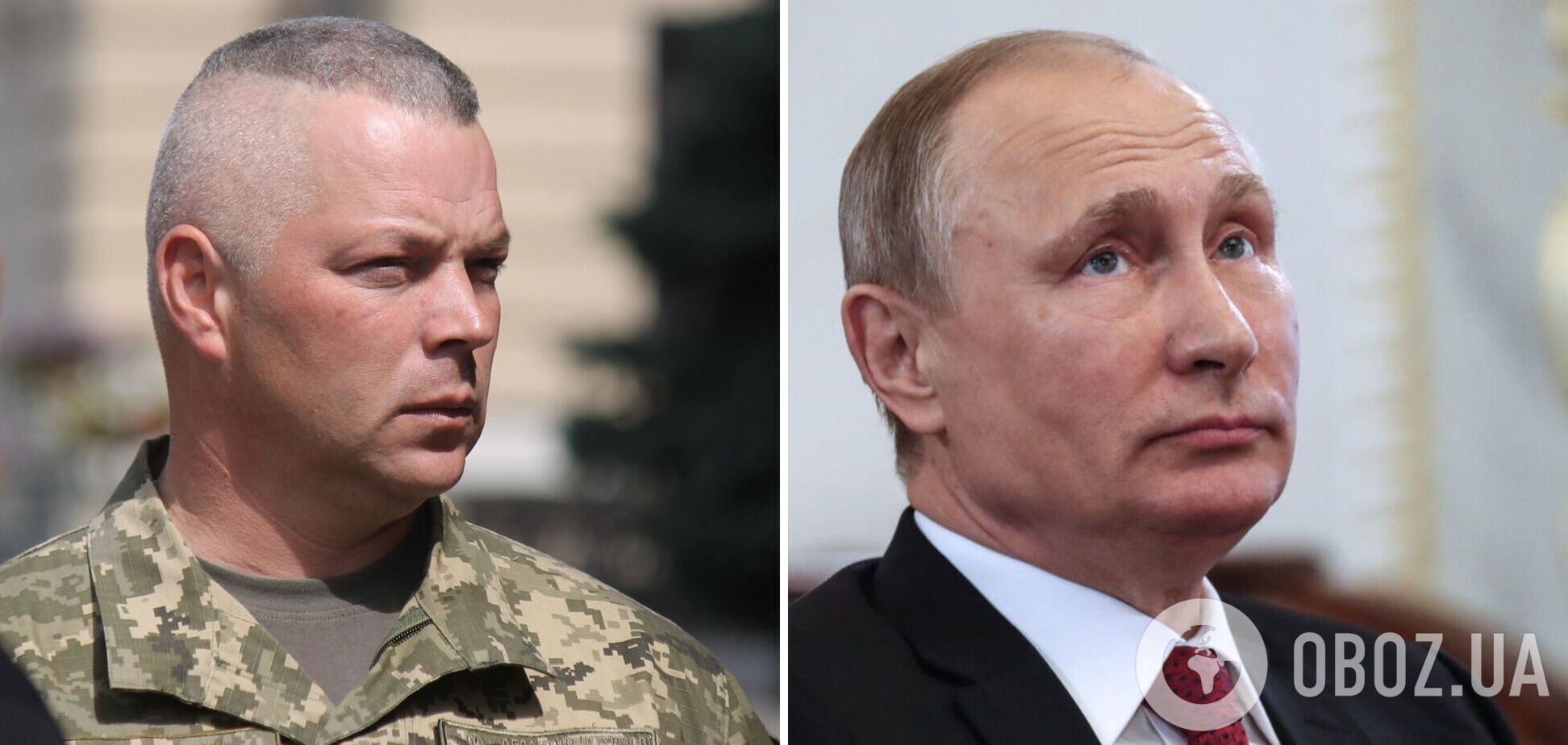 Герой України Михайло Забродський та президент РФ Володимир Путін