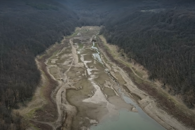 Балановское водохранилище в Крыму