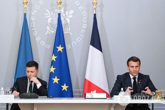 Макрон после встречи с Зеленским сделал заявление на украинском языке