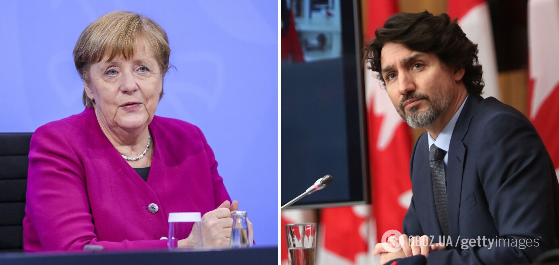 Меркель і Трюдо розкритикували посилення військової присутності РФ біля України