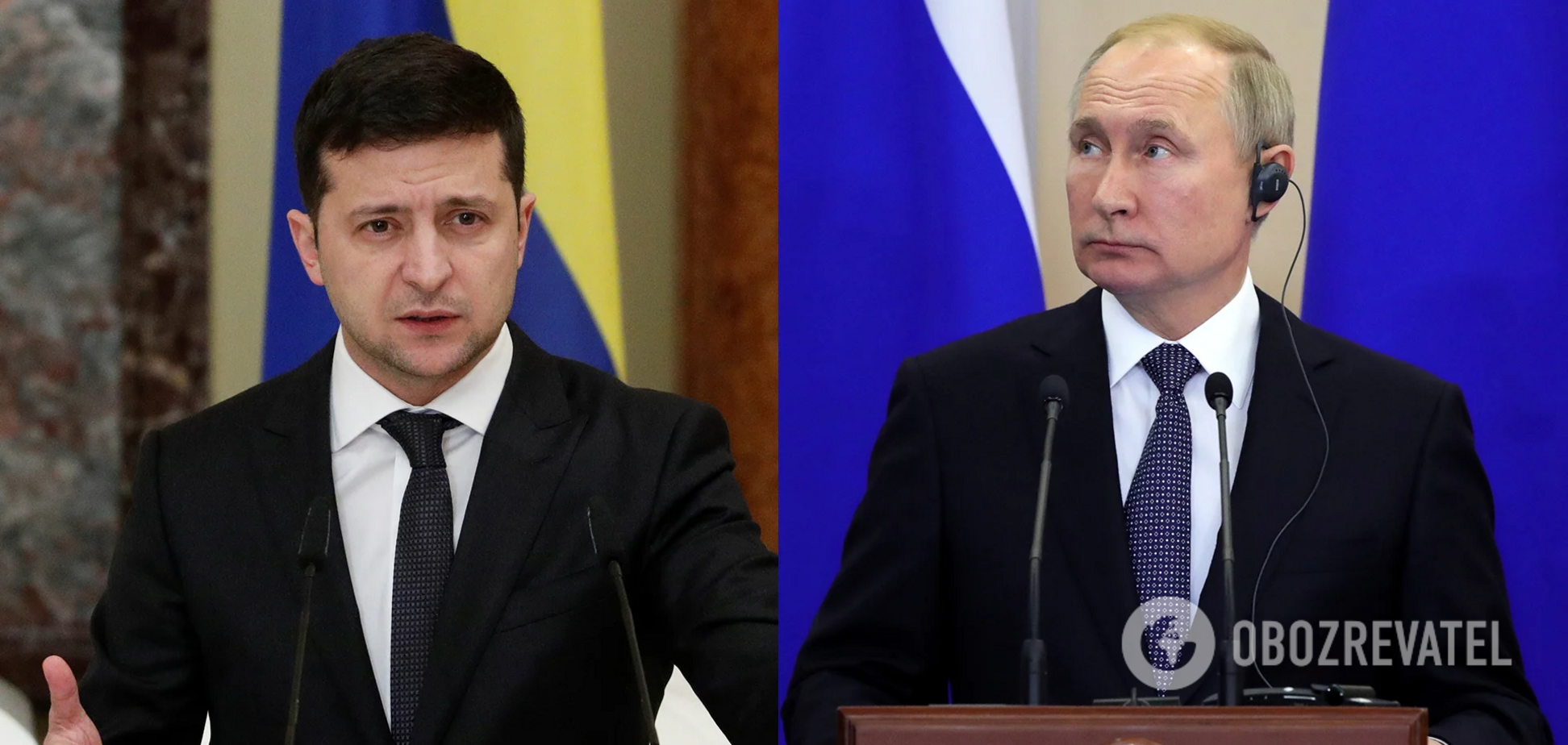 Зеленский и Путин