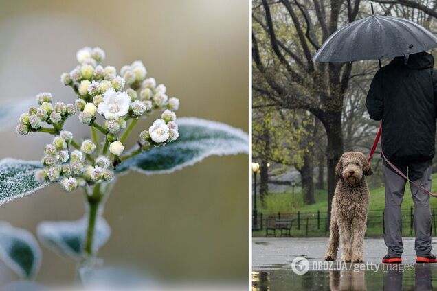 Прогноз погоди на понеділок, 19 квітня