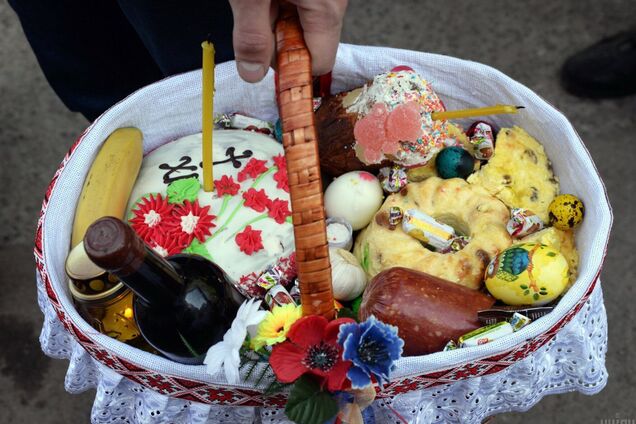 Сколько стоит пасхальная корзина в Украине