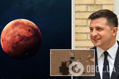 Зеленський привітав NASA та назвав ім'я українця, який працював над вертольотом для Марса