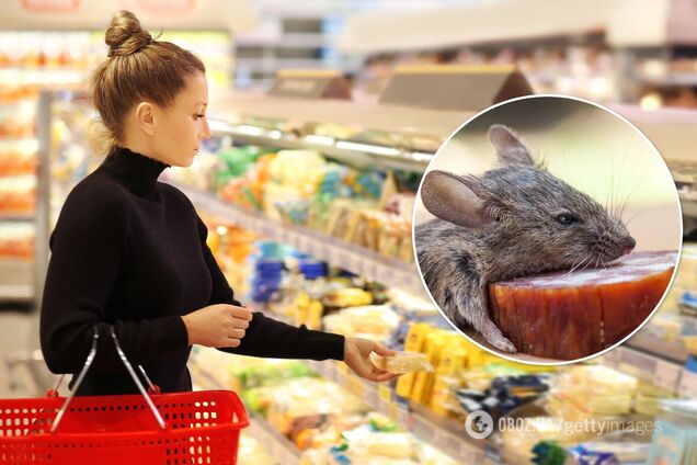 Під Харковом у магазині серед ковбас зняли мишу. Відео