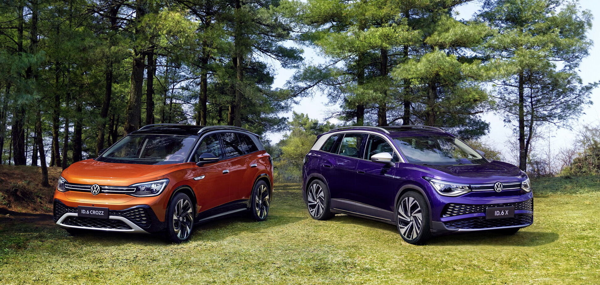 Большой электрокросс Volkswagen ID.6 представили в двух 'лицах'