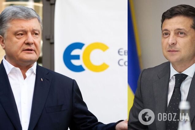 Президентские рейтинги Зеленского и Порошенко практически сравнялись