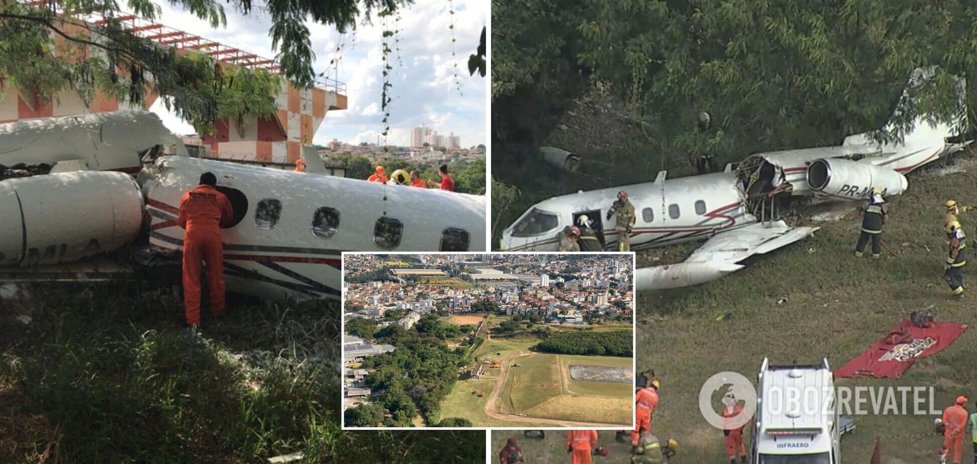 В Бразилии разбился самолет