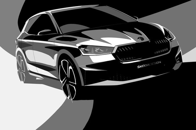 Skoda показала первые тизеры новой Fabia