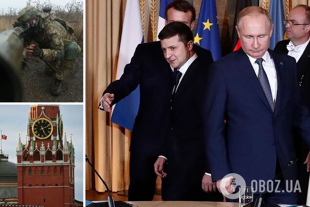 Президент Украины Владимир Зеленский предложил Владимиру Путину встретиться на Донбассе