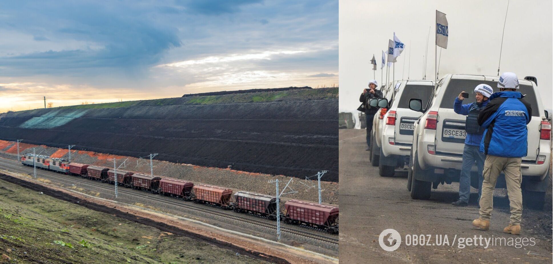 На границе Луганщины с РФ ОБСЕ обнаружила десятки вагонов с неизвестным грузом