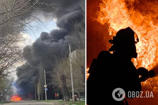 Пожар на Луганщине