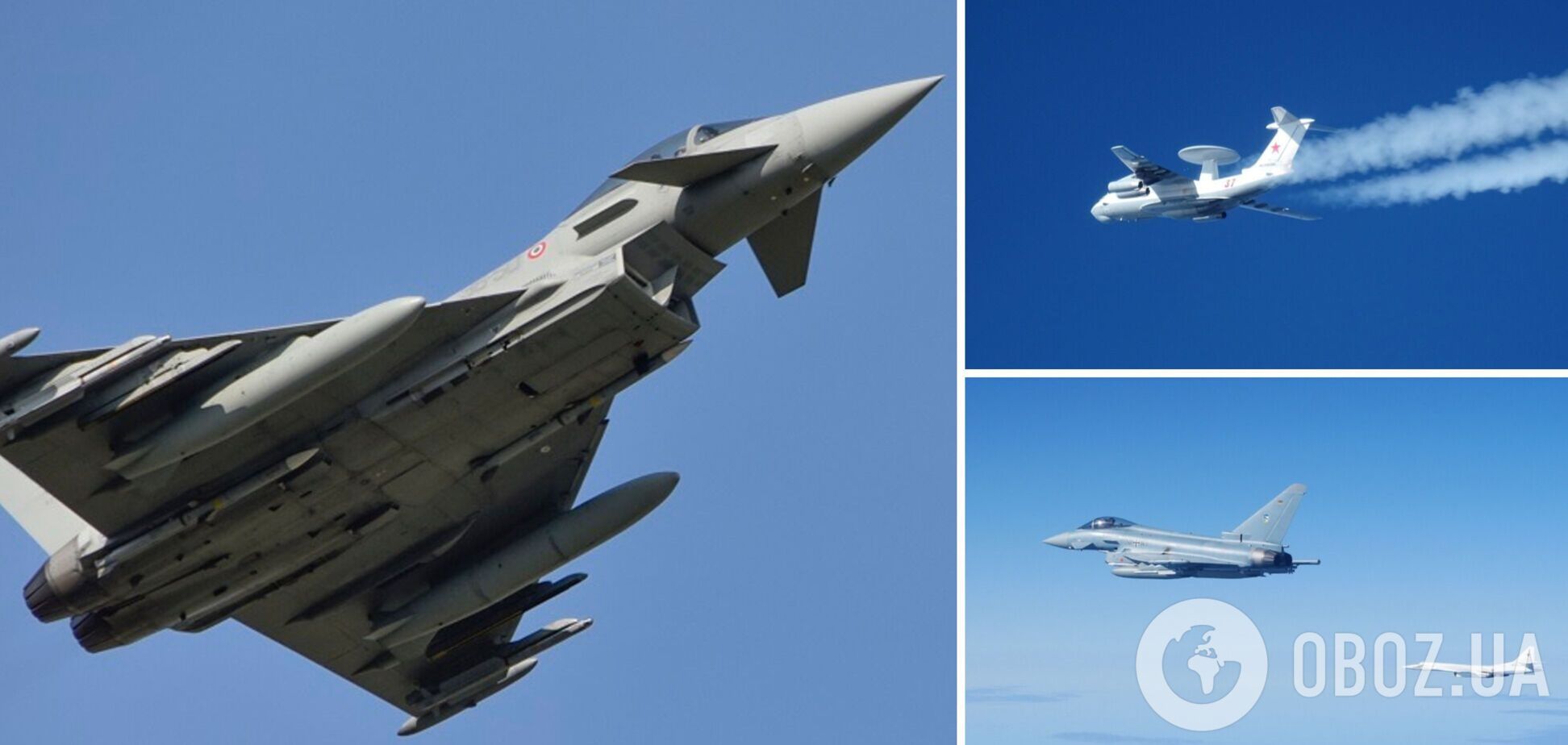 Перехват самолетов РФ силами НАТО над Балтикой