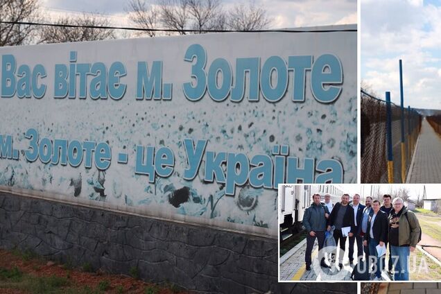 'Слуги' съездили на линию разграничения на Донбассе. Фото