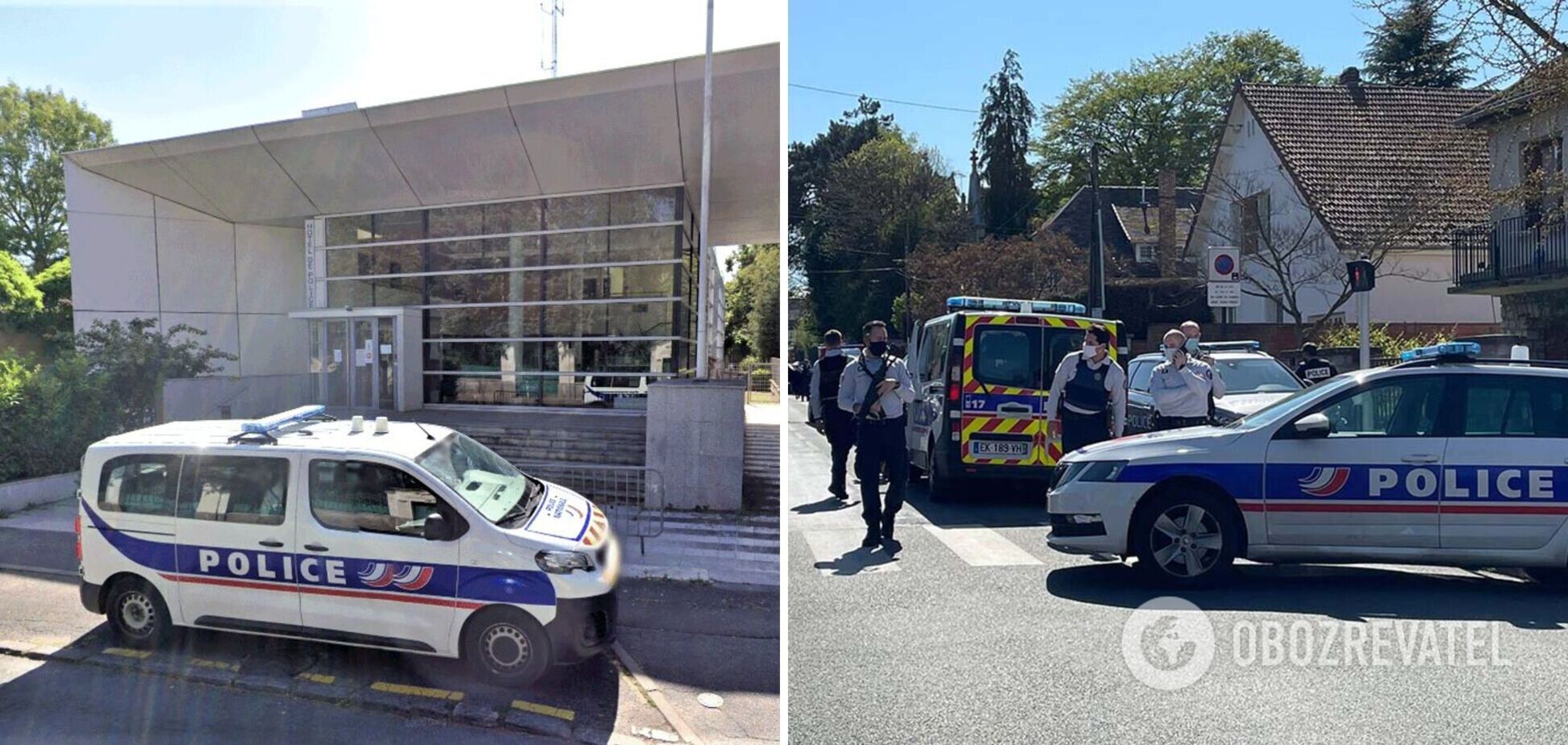 Нападение на полицейскую во Франции