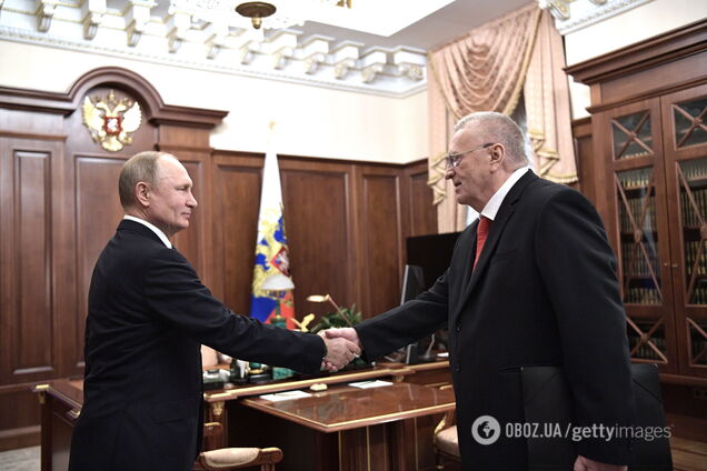 Путин наградил Жириновского орденом 'За заслуги' перед РФ