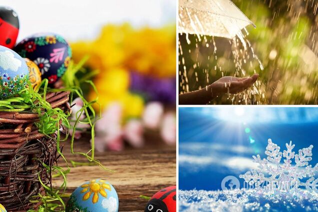 Погода в Україні на Великдень