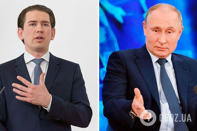 Себастьян Курц и Владимир Путин