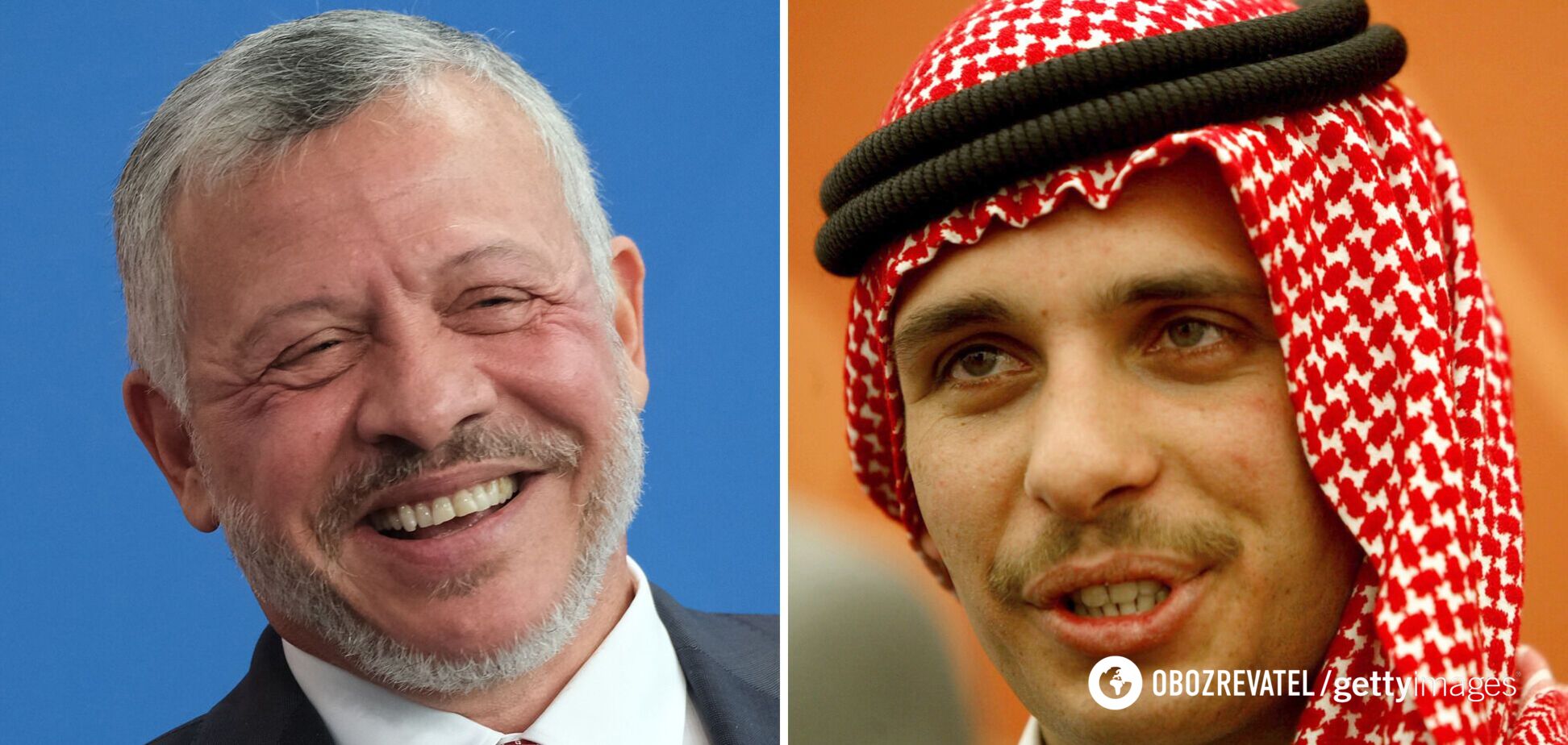 Король Иордании Абдалла II / бывший наследный принц Иордании Хамза бен Хусейн