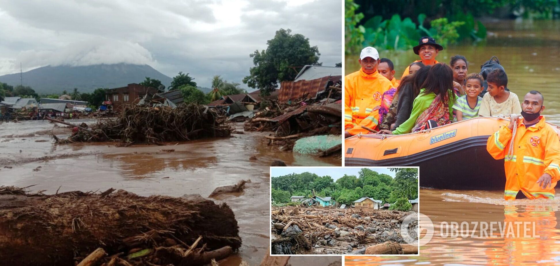В Індонезії аномальні зливи забрали понад 70 життів. Фото і відео