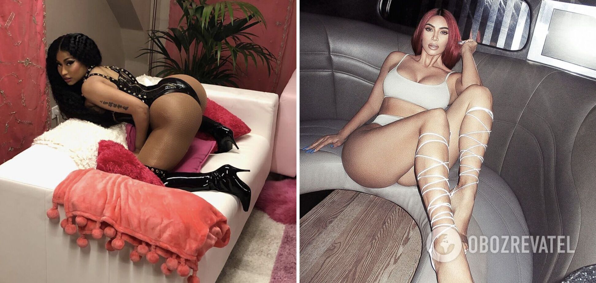 Ким Кардашьян, Ники Минаж и другие звезды обладают соблазнительными формами