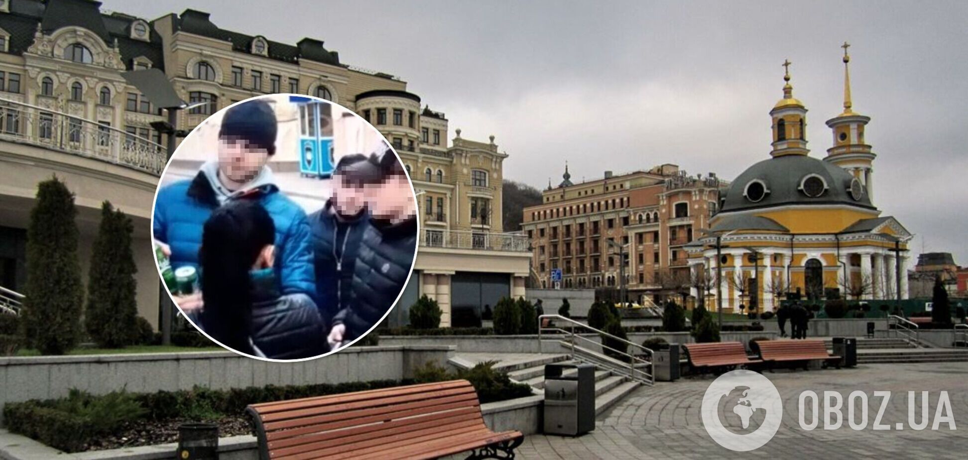 В Киеве двое россиян избили парня из-за 'слабоалкоголки'. Фото