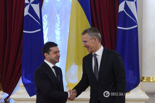 Зеленский сказал Столтенбергу, что единственный путь закончить войну на Донбассе – вступить в НАТО