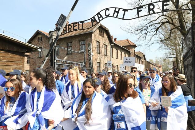 'Марш живих' – хода від Освенцима до Біркенау, 2018 рік