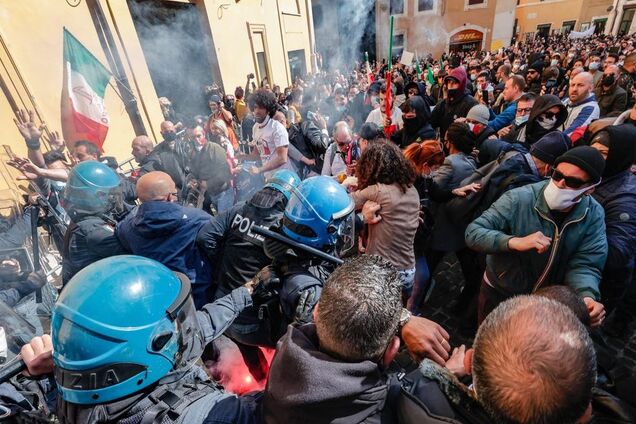 Протест в Италии