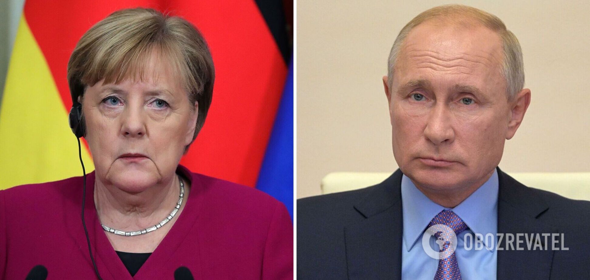 Меркель зажадала від Путіна припинити нарощувати озброєння на кордоні з Україною