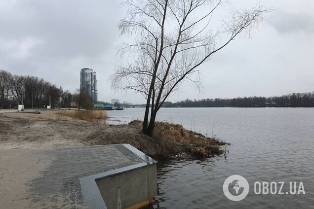 Искусственный остров и набережная: в Киеве создали новое место для отдыха