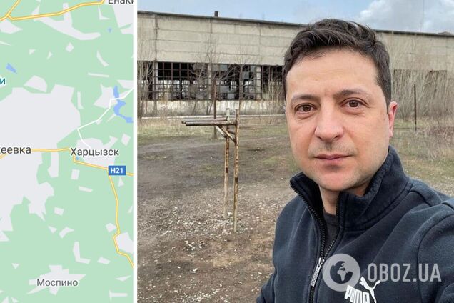 Владимир Зеленский на Донбассе