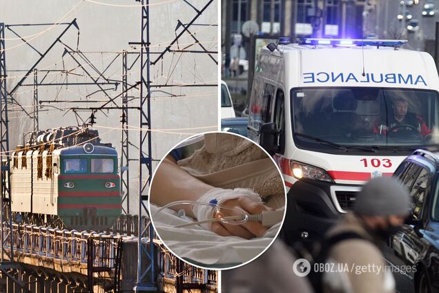 В Одессе подросток залез на поезд и получил ожоги 90% тела