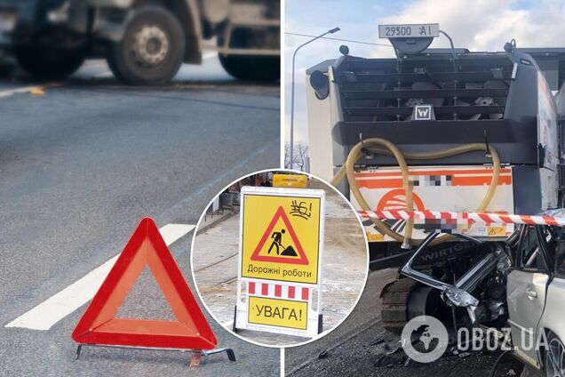 Під Ужгородом Volvo сплюснуло від зіткнення з авто служби ремонту доріг, є жертви. Фото